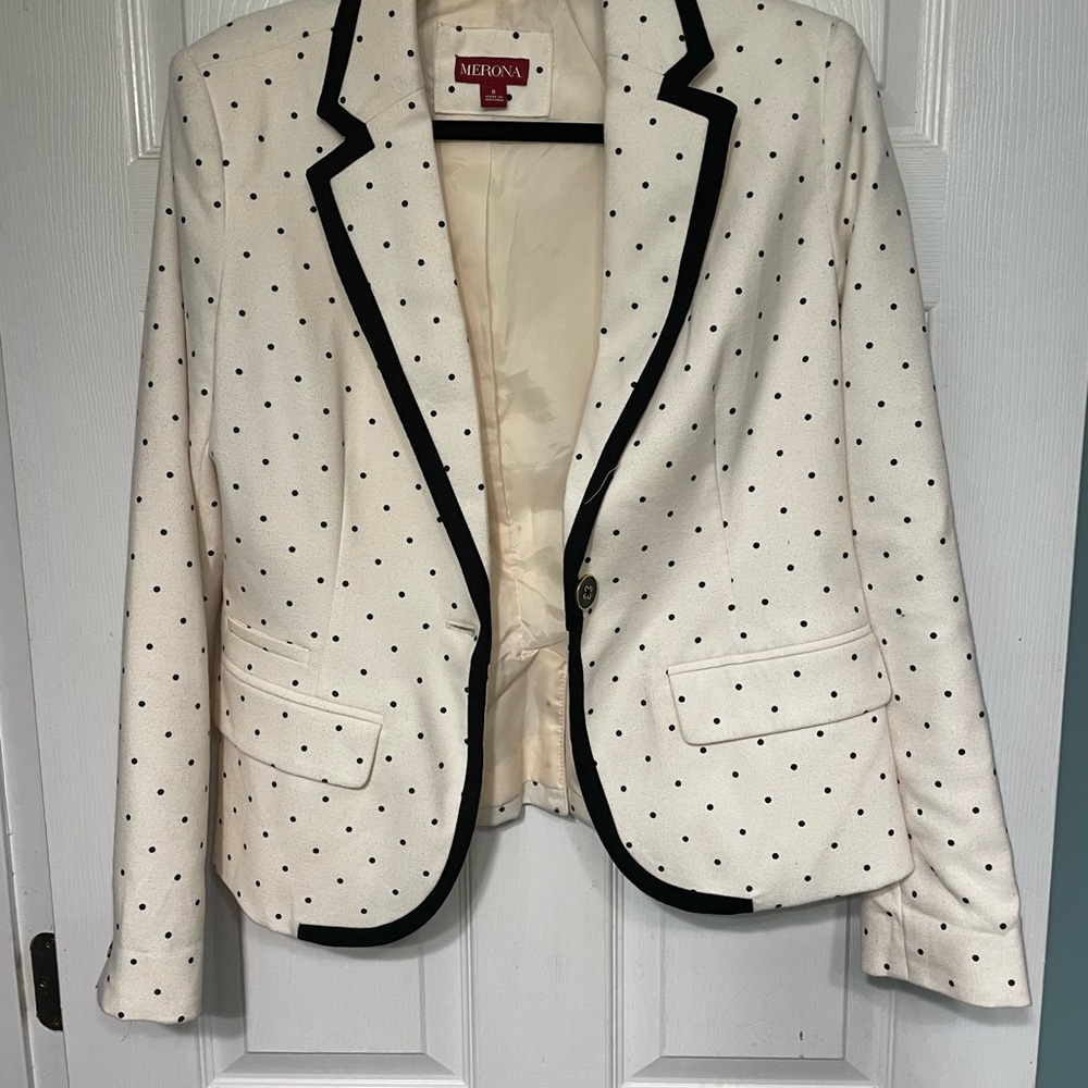 Polkadot blazer